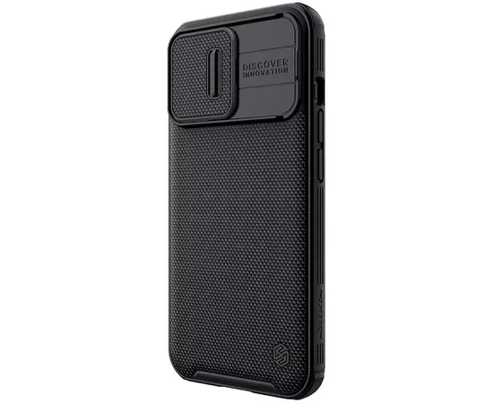 TPU+PC чехол Nillkin Textured Pro Magnetic для Apple iPhone 13 Pro (6.1") Черный