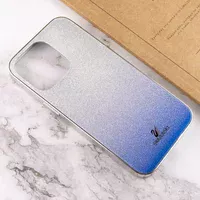 TPU+Glass чехол Swarovski для Apple iPhone 13 Pro (6.1") Синий