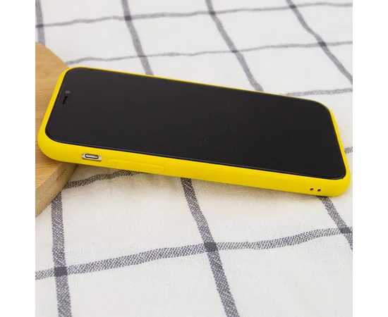 Шкіряний чохол Xshield для Apple iPhone 13 Pro (6.1") Жовтий / Yellow