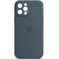 Чохол Silicone Case Full Camera Protective (AA) Apple iPhone 13 Pro (6.1") Синій / Abyss Blue