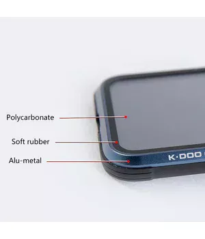 Чехол PC+TPU+Metal K-DOO Ares для Apple iPhone 13 Pro (6.1") Синий