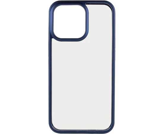 TPU+PC чохол Chrome Buttons для Apple iPhone 13 Pro (6.1") Синій