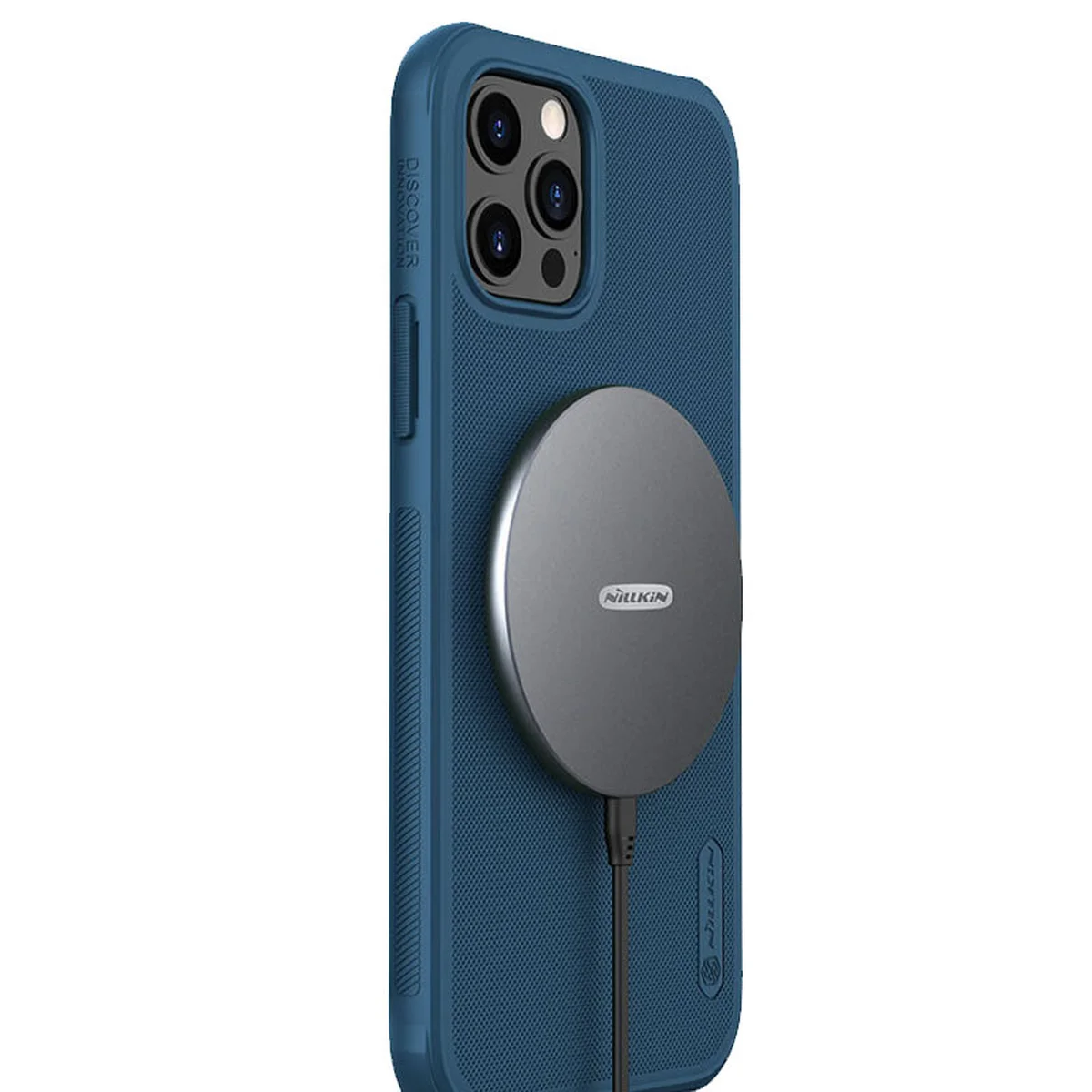 Чехол Nillkin Matte Magnetic Pro для Apple iPhone 13 Pro (6.1") Синий / Blue