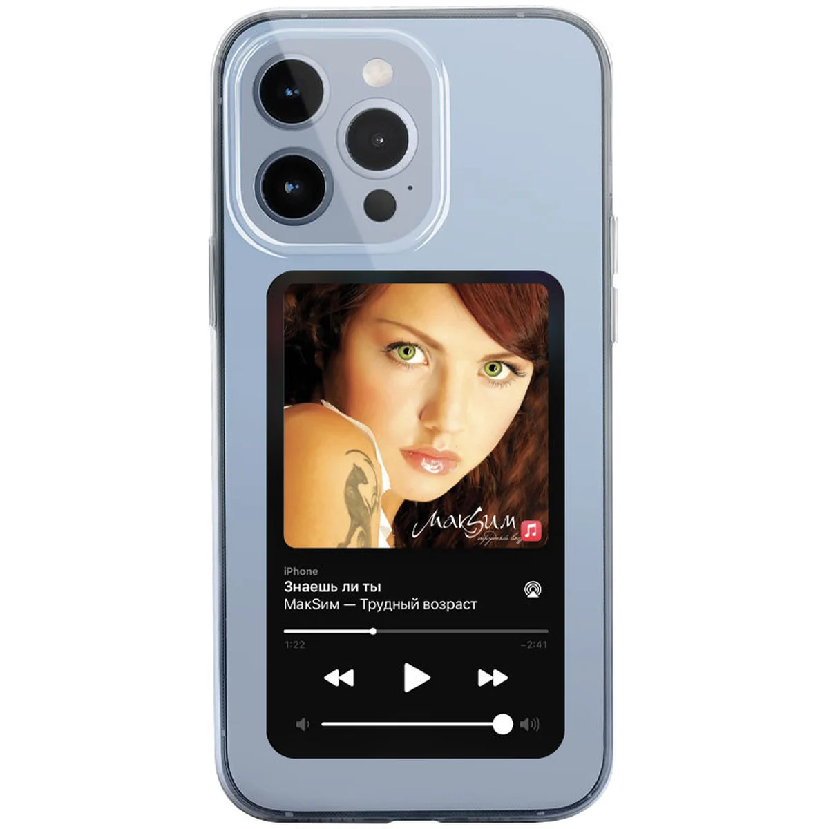 TPU чехол Music style для Apple iPhone 13 Pro (6.1") Maxi-M