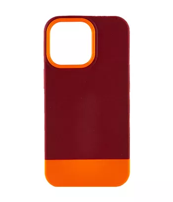Чохол TPU+PC Bichromatic для Apple iPhone 13 Pro (6.1") Brown burgundy / Orange Чохол TPU+PC Bichromatic для Apple iPhone 13 Pro (6.1") Brown burgundy / Orange