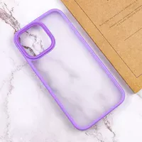 TPU+PC чохол Metal Buttons для Apple iPhone 13 Pro (6.1") Бузковий