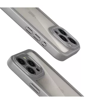 TPU чохол Transparent + Colour 1,5mm для Apple iPhone 13 Pro (6.1") Grey