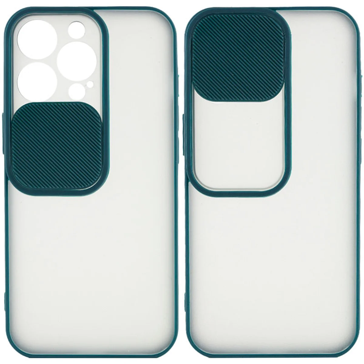 Чехол Camshield mate TPU со шторкой для камеры для Apple iPhone 13 Pro (6.1") Зеленый