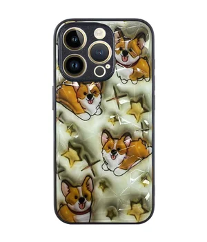 TPU+PC чехол Prisma Plushie для Apple iPhone 13 Pro (6.1") Corgi