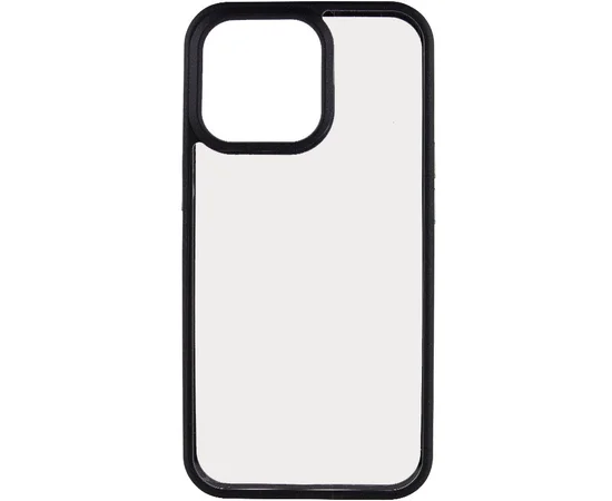 TPU+PC чохол Chrome Buttons для Apple iPhone 13 Pro (6.1") Чорний