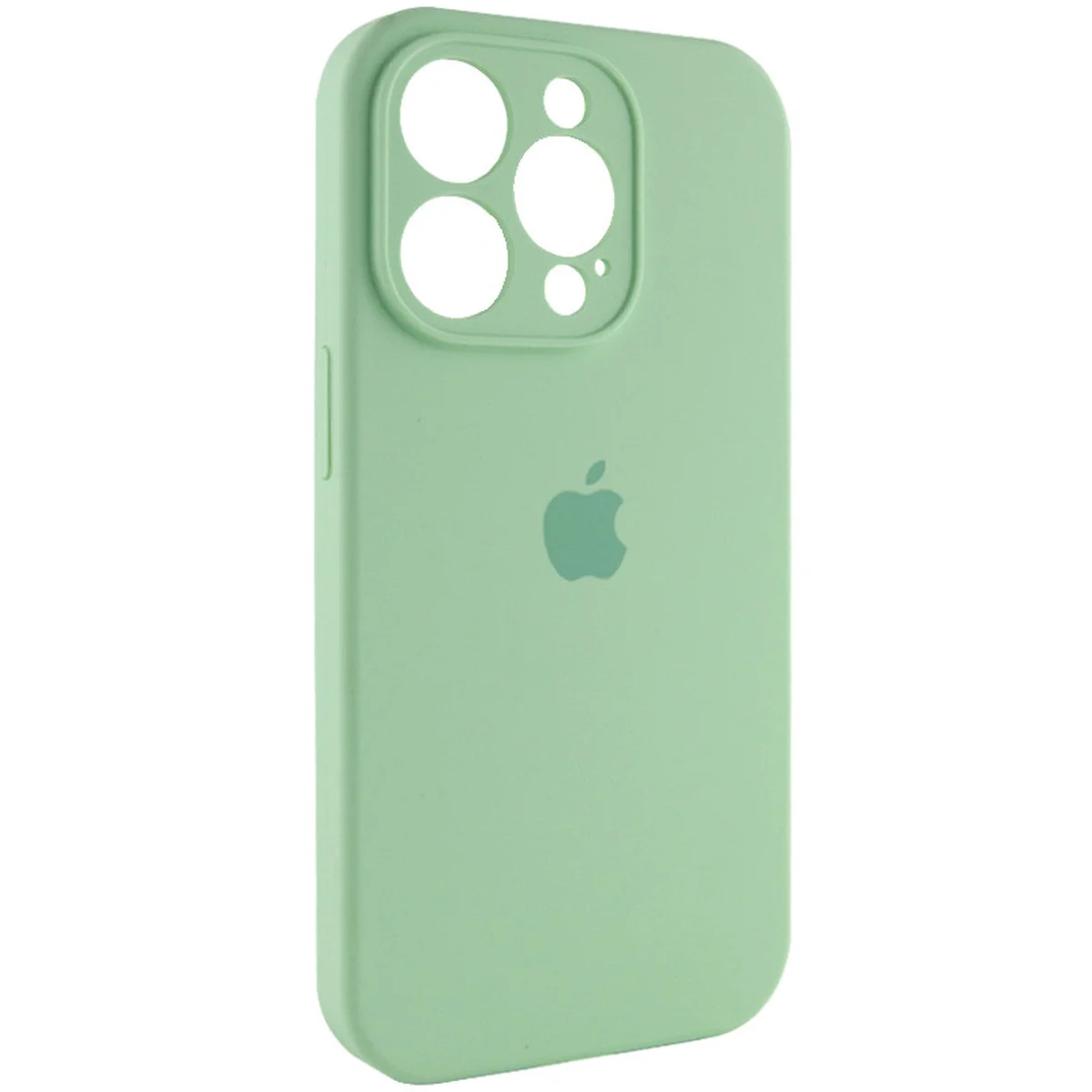 Чехол Silicone Case Full Camera Protective (AA) для Apple iPhone 13 Pro (6.1") Зеленый / Pistachio