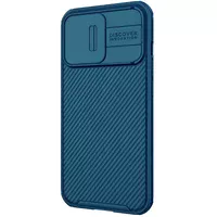 Карбоновая накладка Nillkin CamShield Pro Magnetic для Apple iPhone 13 Pro (6.1") Синий