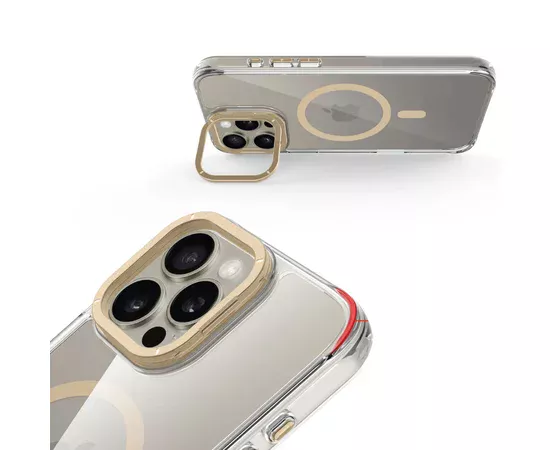 Чехол TPU Space Case Apex with MagSafe для Apple iPhone 13 Pro / 14 Pro (6.1") Gold