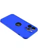 Пластиковая накладка GKK LikGus 360 градусов (opp) для Apple iPhone 13 Pro (6.1") Синий