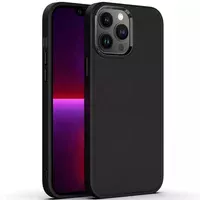 TPU чохол Bonbon Metal Style для Apple iPhone 13 Pro (6.1") Чорний / Black