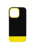 Чохол TPU+PC Bichromatic для Apple iPhone 13 Pro (6.1") Black / Yellow