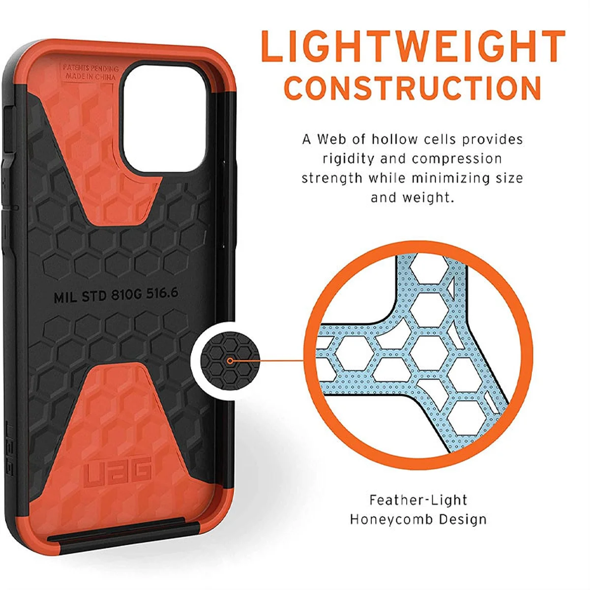 Чохол TPU UAG CIVILIAN series для Apple iPhone 13 Pro (6.1") Чорний