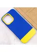 Чохол TPU+PC Bichromatic для Apple iPhone 13 Pro (6.1") Navy Blue / Yellow