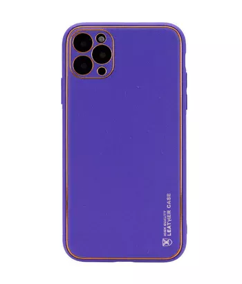Шкіряний чохол Xshield для Apple iPhone 13 Pro (6.1") Фіолетовий / Ultra Violet