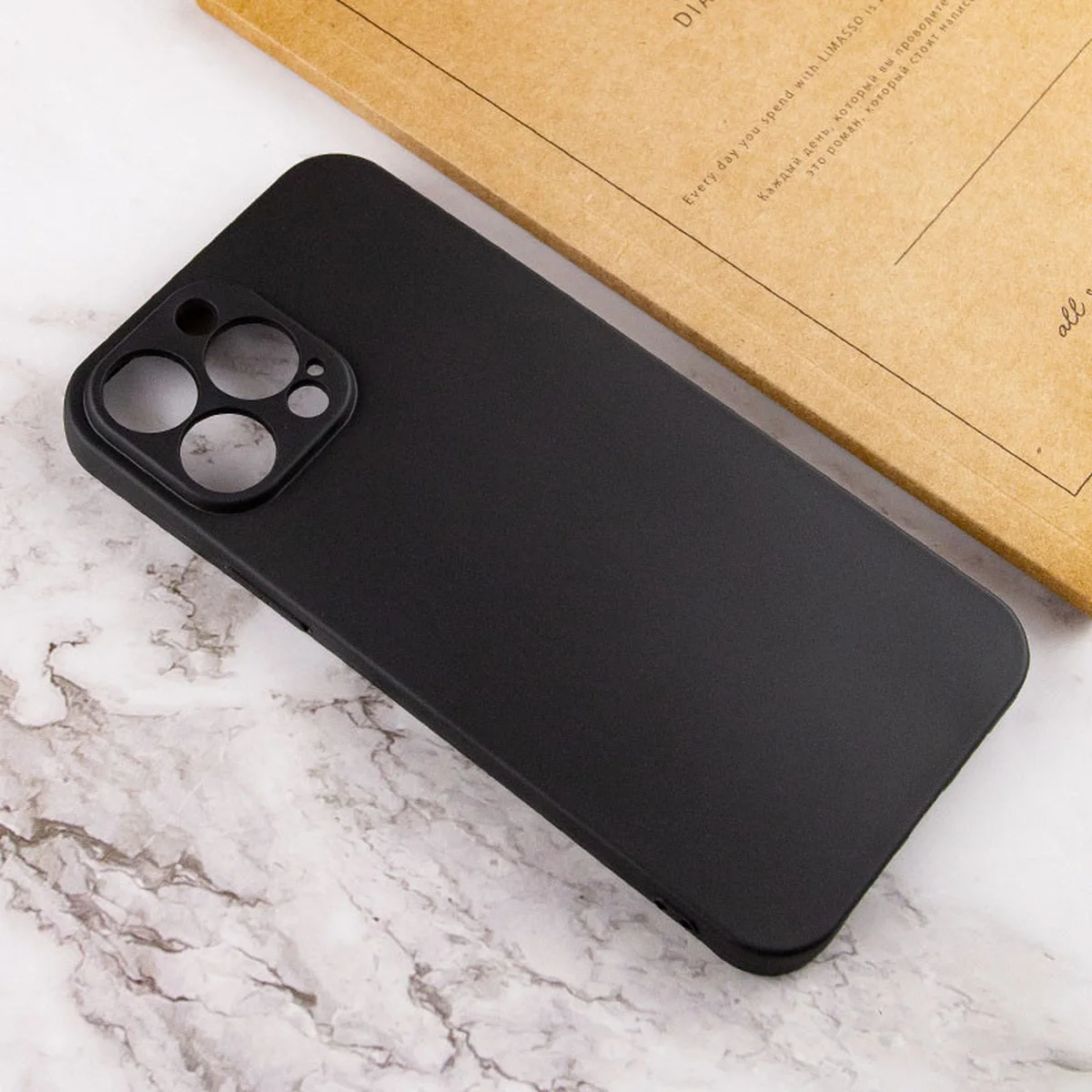 Чохол TPU Epik Black Full Camera для Apple iPhone 13 Pro (6.1") Чорний