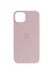 Чохол Silicone case (AAA) full with Magsafe для Apple iPhone 13 Pro (6.1") Рожевий / Chalk Pink