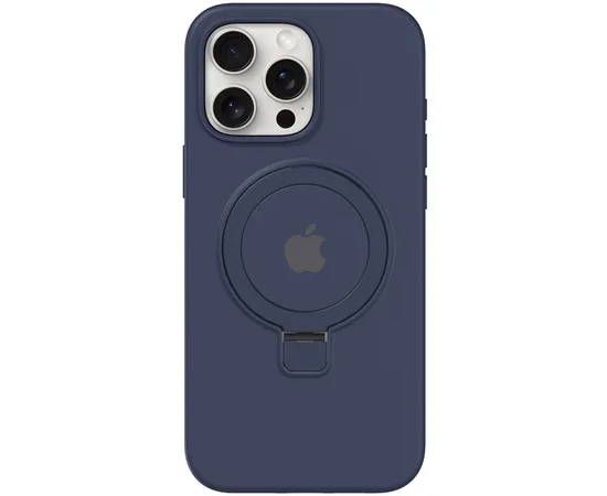 Чехол Silicone Case Full Protective with Ring для Apple iPhone 13 Pro (6.1") Dark Blue