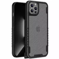 Чохол TPU+PC TRAVEL Carbon для Apple iPhone 13 Pro (6.1") Чорний