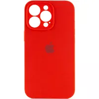 Чехол Silicone Case Full Camera Protective (AA) для Apple iPhone 13 Pro (6.1") Красный / Red / PVH
