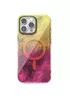 Чехол TPU Shiny Mountain (MagFit) для Apple iPhone 13 Pro (6.1") Yellow / Pink