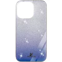 TPU+Glass чехол Swarovski для Apple iPhone 13 Pro (6.1") Синий