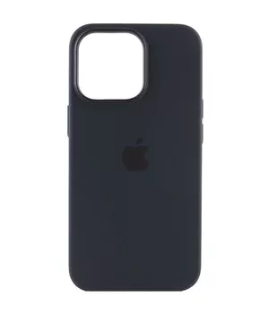 Чехол Silicone case (AAA) full with Magsafe and Animation для Apple iPhone 13 Pro (6.1") Черный / Midnight