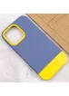 Чохол TPU+PC Bichromatic для Apple iPhone 13 Pro (6.1") Blue / Yellow