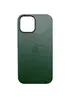Кожаный чехол Leather Case (AAA) with MagSafe and Animation для Apple iPhone 13 Pro (6.1") Sequoia Green