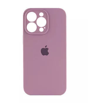 Чехол Silicone Case Full Camera Protective (AA) для Apple iPhone 13 Pro (6.1") Лиловый / Lilac Pride
