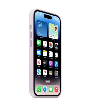 Чохол Silicone Case Full Protective (AA) для Apple iPhone 13 Pro (6.1") Бузковий / Lilac