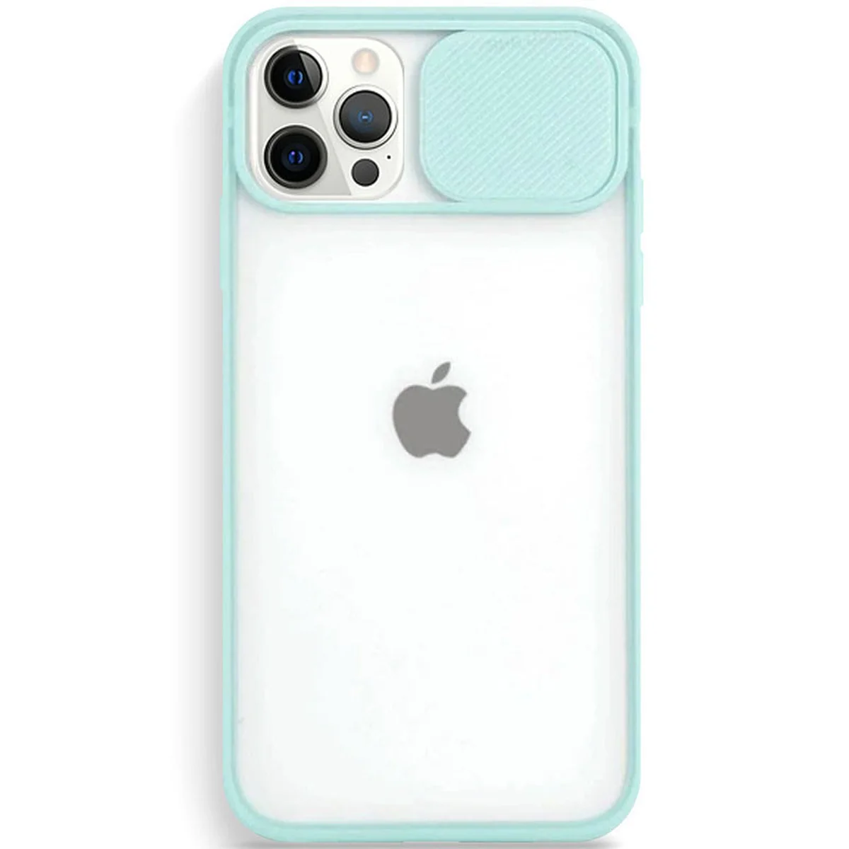 Чохол Camshield mate TPU із шторкою для камери для Apple iPhone 13 Pro (6.1") Бірюзовий