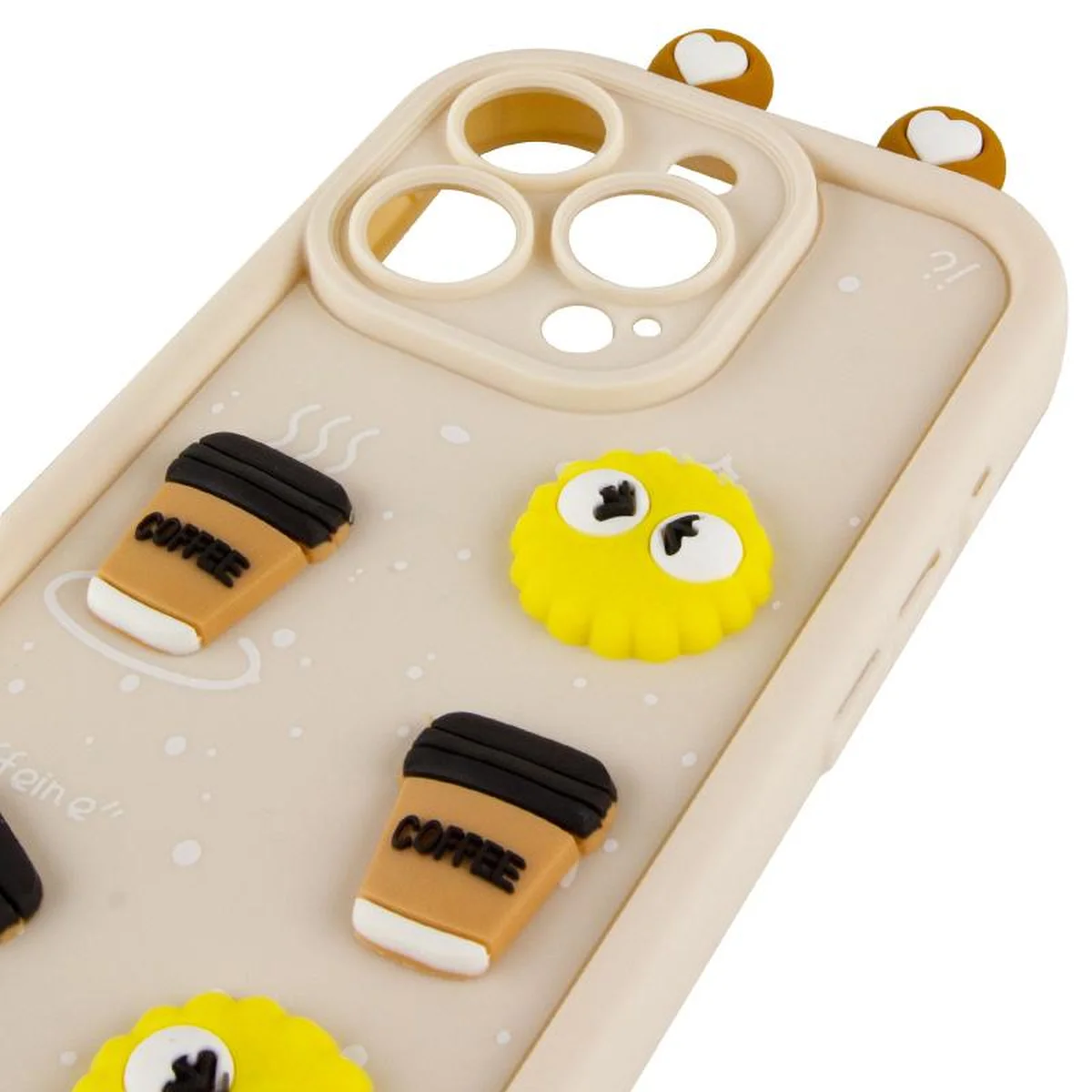 Чехол TPU Toys Case with Ears для Apple iPhone 13 Pro (6.1") Sand
