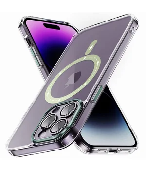 Чохол TPU+PC Colorful with MagSafe для Apple iPhone 13 Pro (6.1") Green