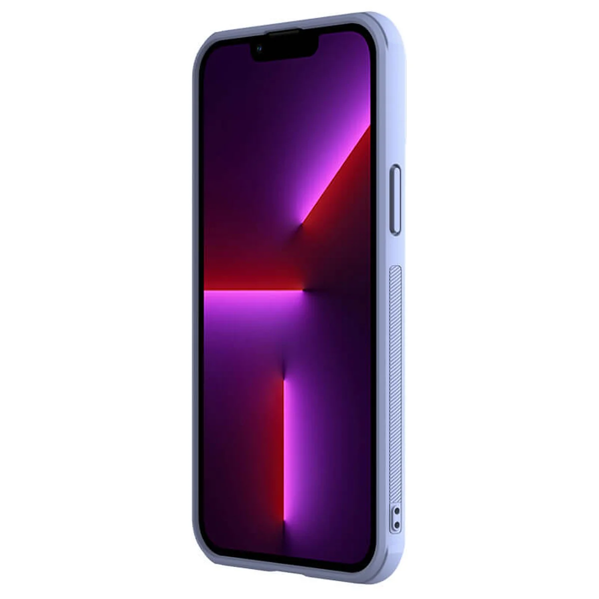 Шкіряна накладка Nillkin Camshield Leather (шторка на камеру) Apple iPhone 13 Pro (6.1") Бузковий / Purple