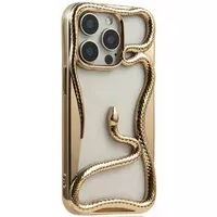 TPU чохол Snake для Apple iPhone 13 Pro (6.1") Gold