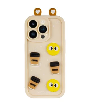 Чехол TPU Toys Case with Ears для Apple iPhone 13 Pro (6.1") Sand