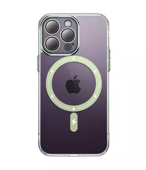 Чохол TPU+PC Colorful with MagSafe для Apple iPhone 13 Pro (6.1") Green