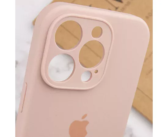 Чохол Silicone Case Full Camera Protective (AA) Apple iPhone 13 Pro (6.1") Рожевий / Pink Sand / PVH