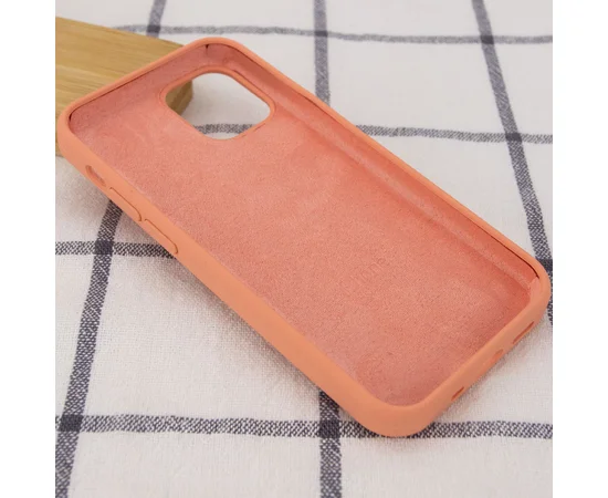 Чохол Silicone Case Full Protective (AA) для Apple iPhone 13 Pro (6.1 ") Рожевий / Flamingo