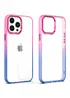 Чехол TPU+PC Fresh sip series для Apple iPhone 13 Pro (6.1") Розовый / Синий