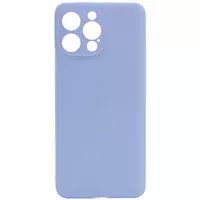 Силіконовий чохол Candy для Apple iPhone 13 Pro (6.1") Синій / Lilac Blue