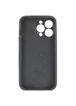 Чохол Silicone Case Full Camera Protective (AA) для Apple iPhone 13 Pro (6.1") Сірий / Dark Gray