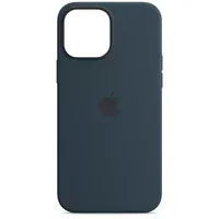 Чохол Silicone case (AAA) full with Magsafe для Apple iPhone 13 Pro (6.1") Синій / Abyss Blue