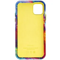 Кожаный чехол Colour Splash для Apple iPhone 13 Pro (6.1") Yellow / Red