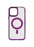 Чохол TPU Iris with MagSafe для Apple iPhone 13 Pro (6.1") Бордовий